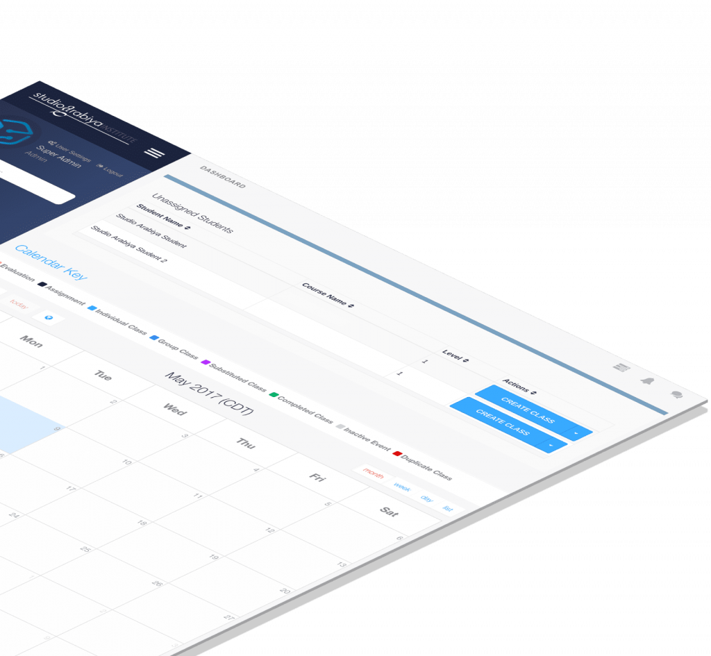 Studio Arabiya platform screens